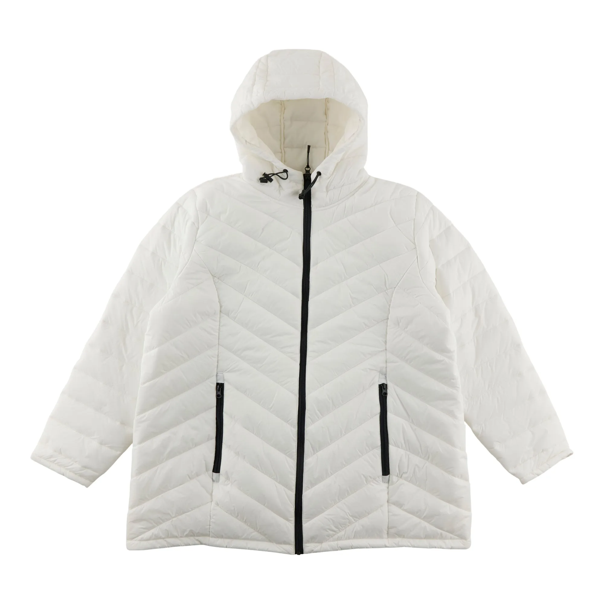 mySTYLE Women's Plus Puffer Jacket