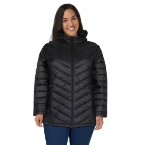 mySTYLE Women's Plus Puffer Jacket