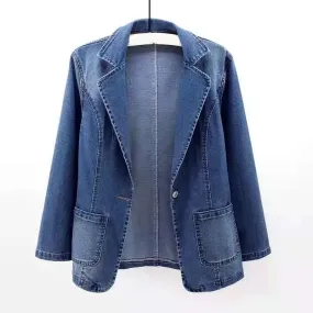 Natalie - Denim Blazer