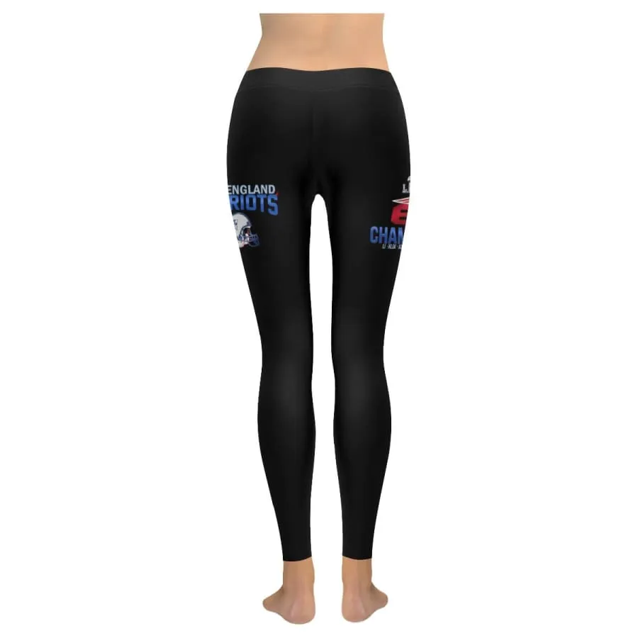 New england patriots Leggings Black| Nfl 6X Super bowl champions Yoga Pants