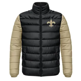 Nfl New Orleans Saints Varsity Puffer Jacket