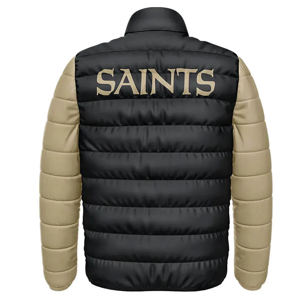 Nfl New Orleans Saints Varsity Puffer Jacket