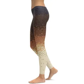 Ombre Coffee Beans Leggings