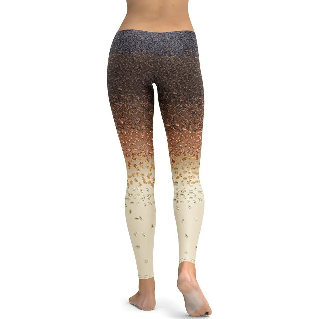 Ombre Coffee Beans Leggings