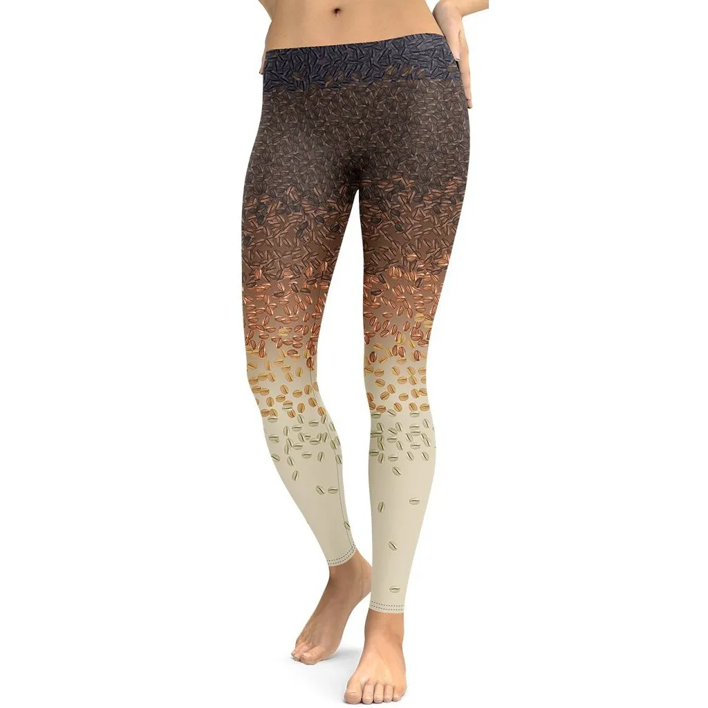 Ombre Coffee Beans Leggings