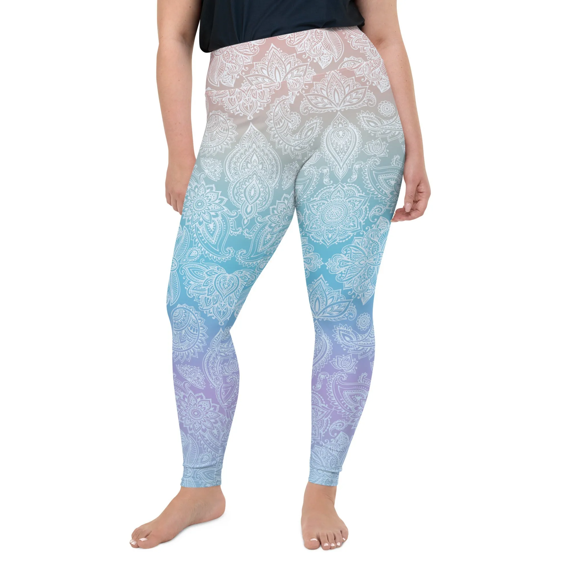 Pastel Spiritual Plus Size Leggings