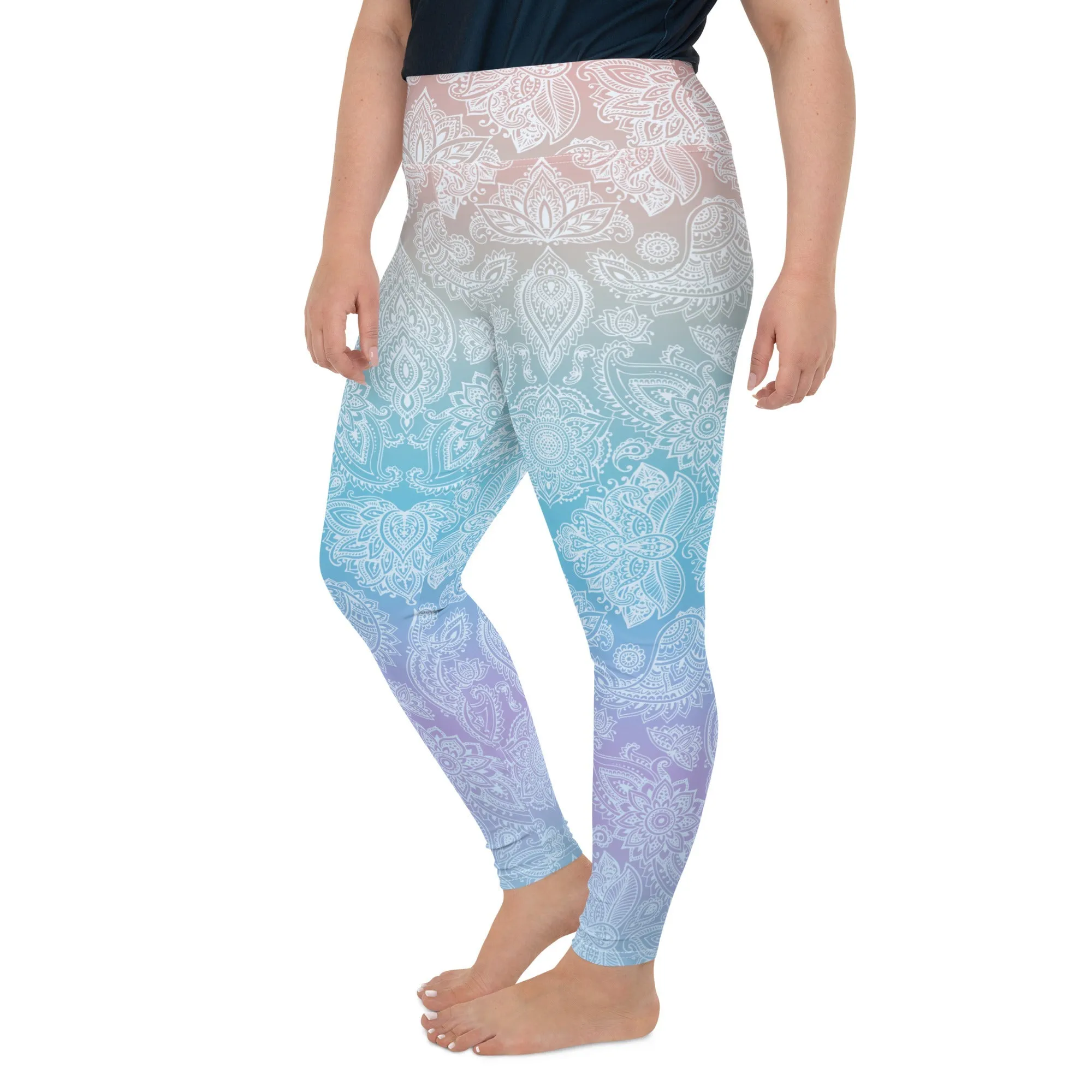 Pastel Spiritual Plus Size Leggings