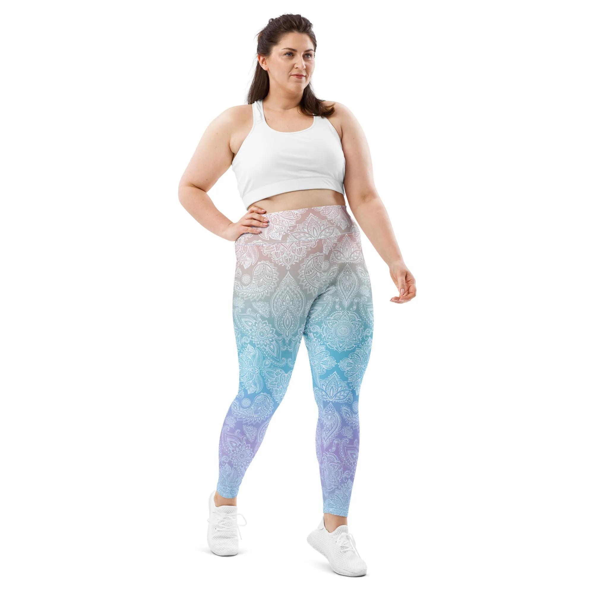 Pastel Spiritual Plus Size Leggings