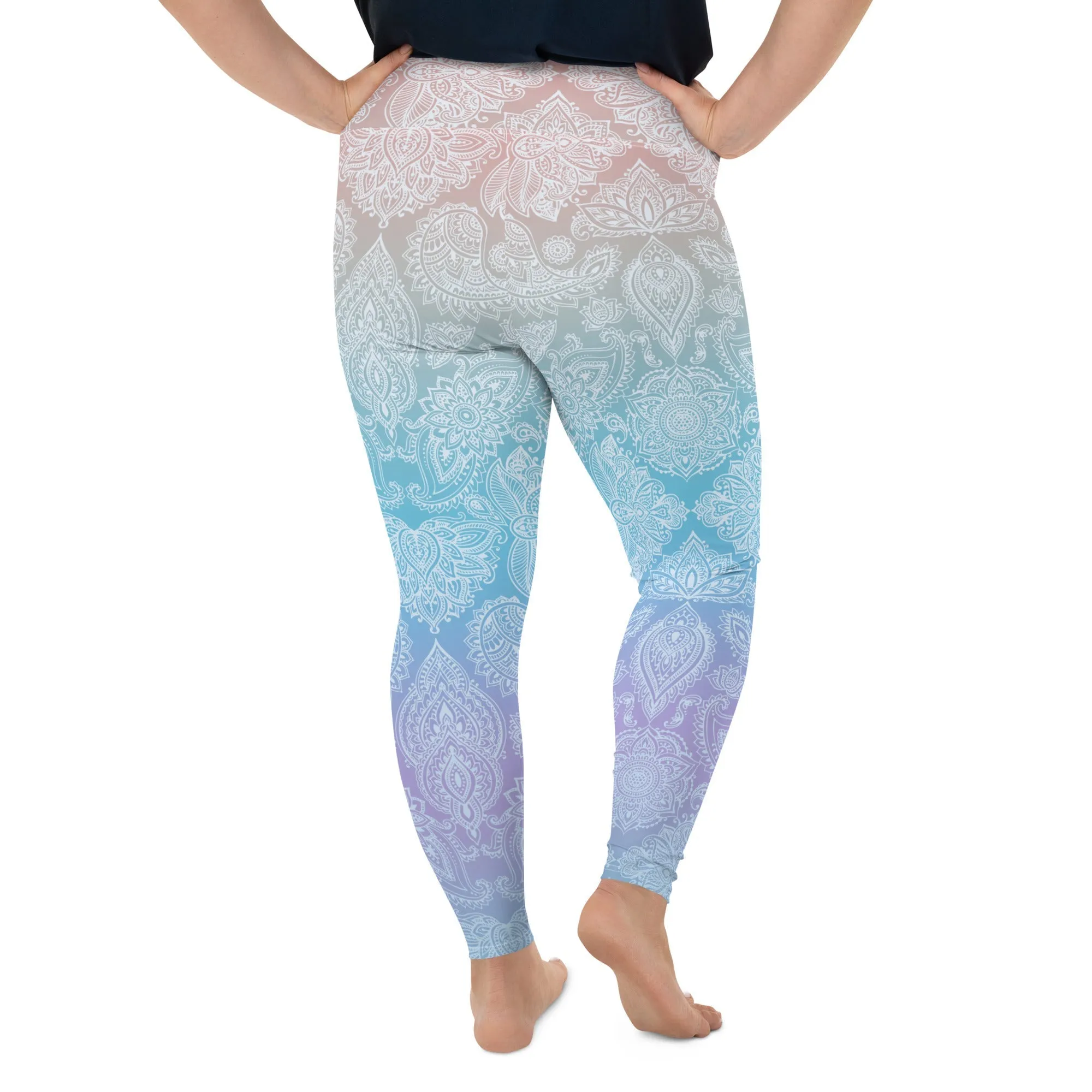 Pastel Spiritual Plus Size Leggings