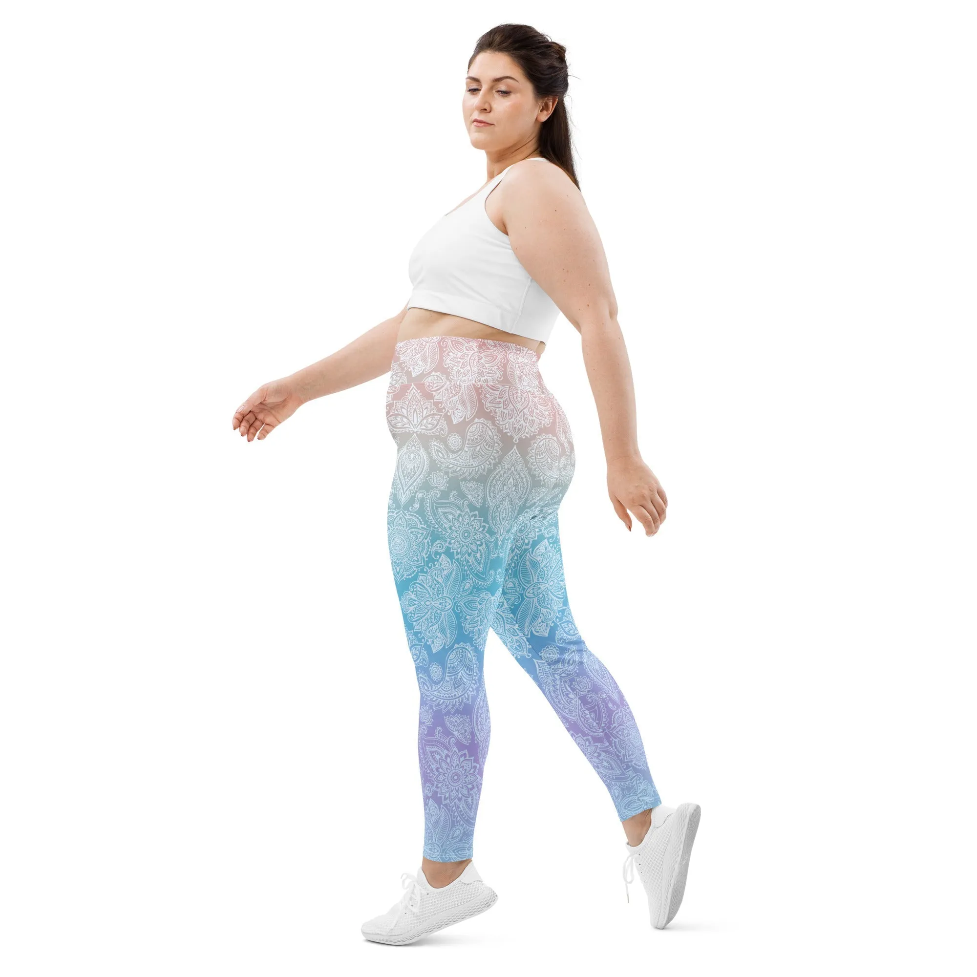 Pastel Spiritual Plus Size Leggings