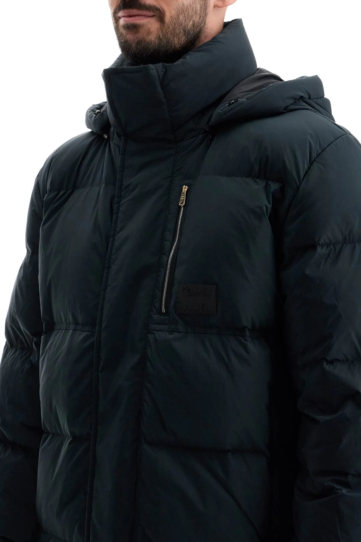 Paul Smith Removable Hooded Down Jacket