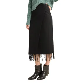 Pendleton Women's Wool Fringe Wrap Skirt