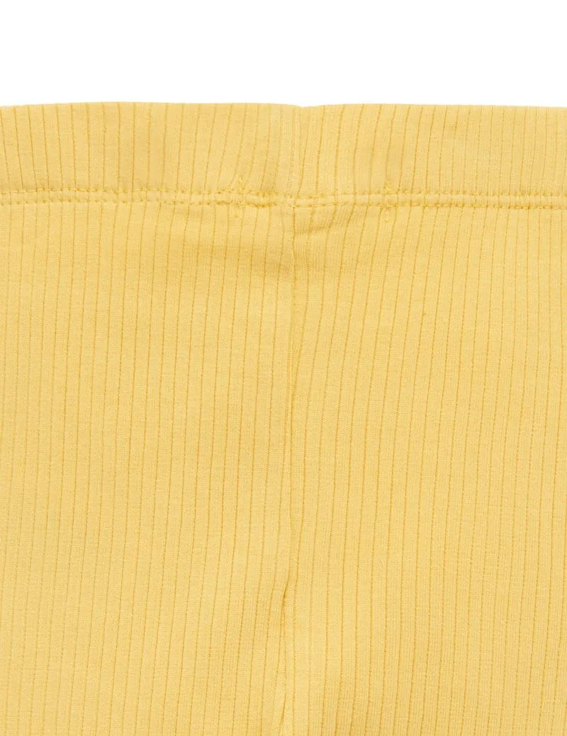 Purebaby Rib Leggings - Mustard