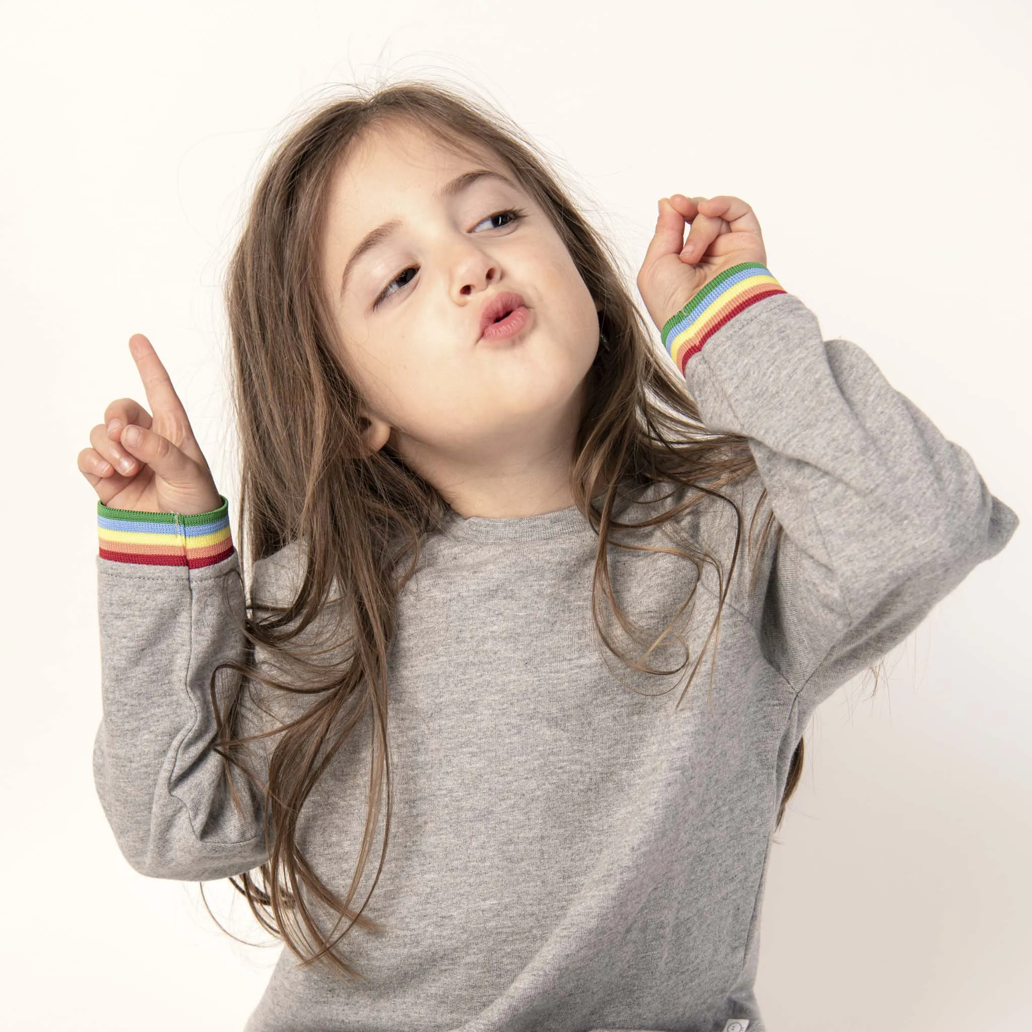 Rainbow Sweater & Leggings Outfit