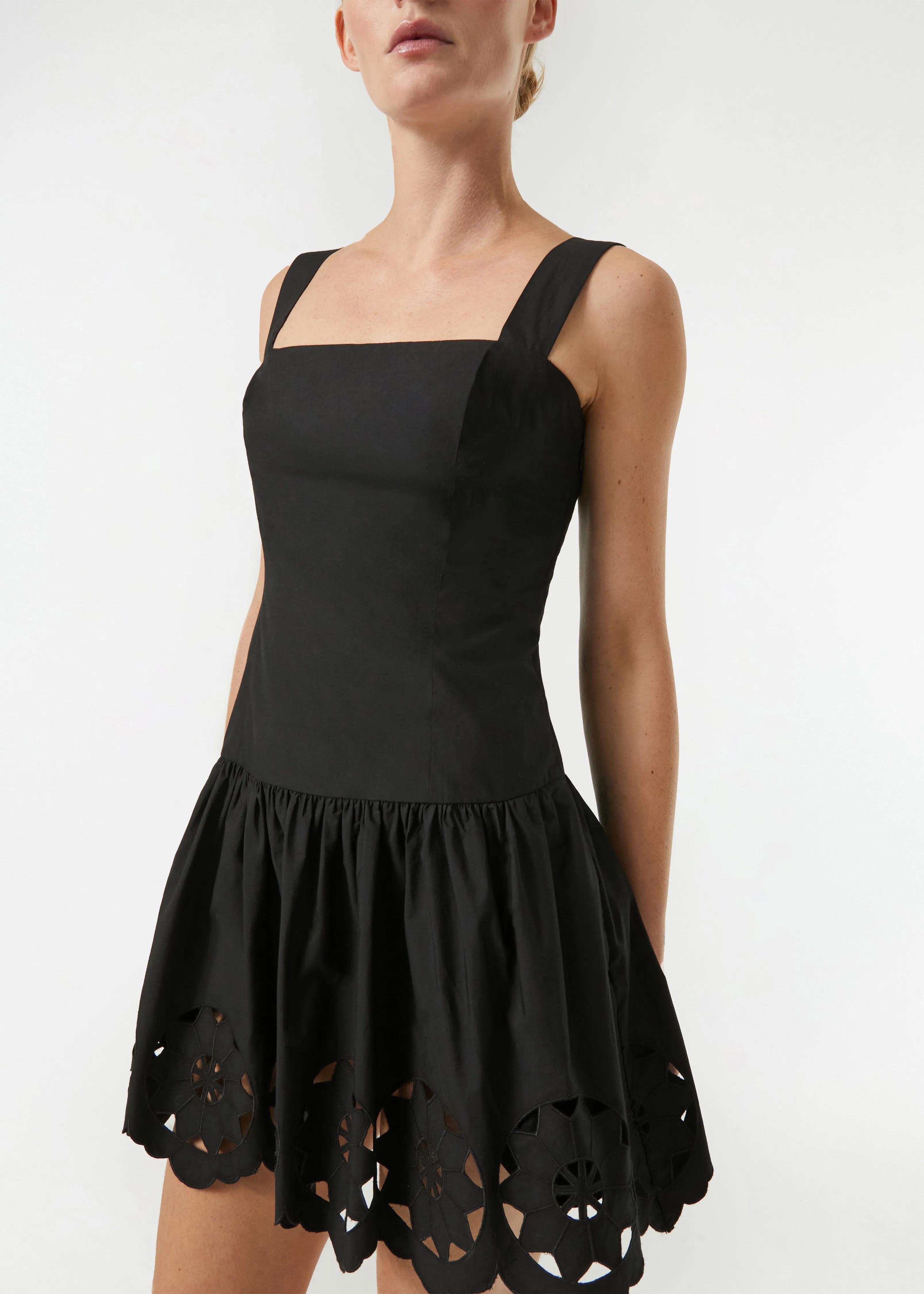 Salina Dress | Black Eyelet