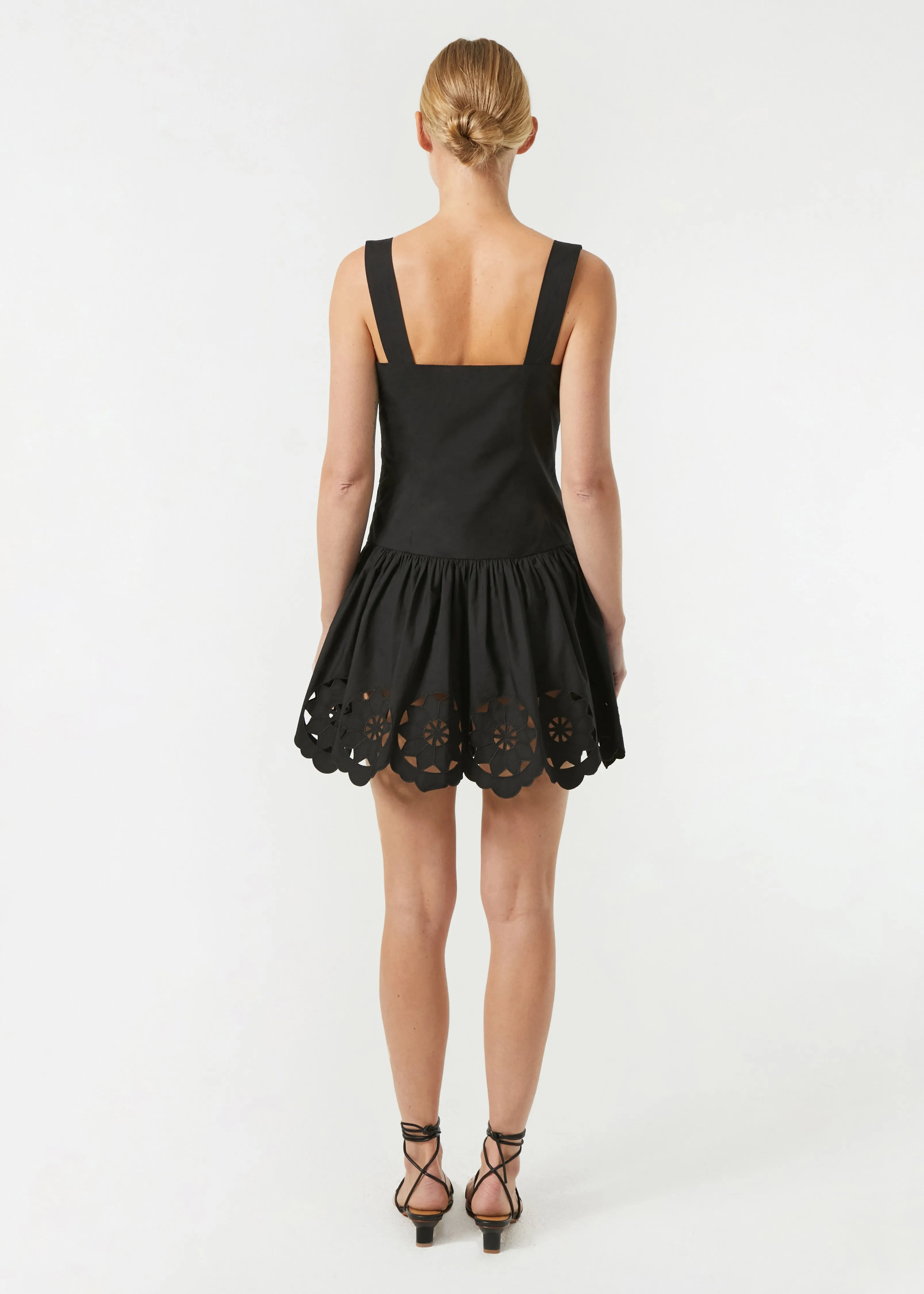 Salina Dress | Black Eyelet