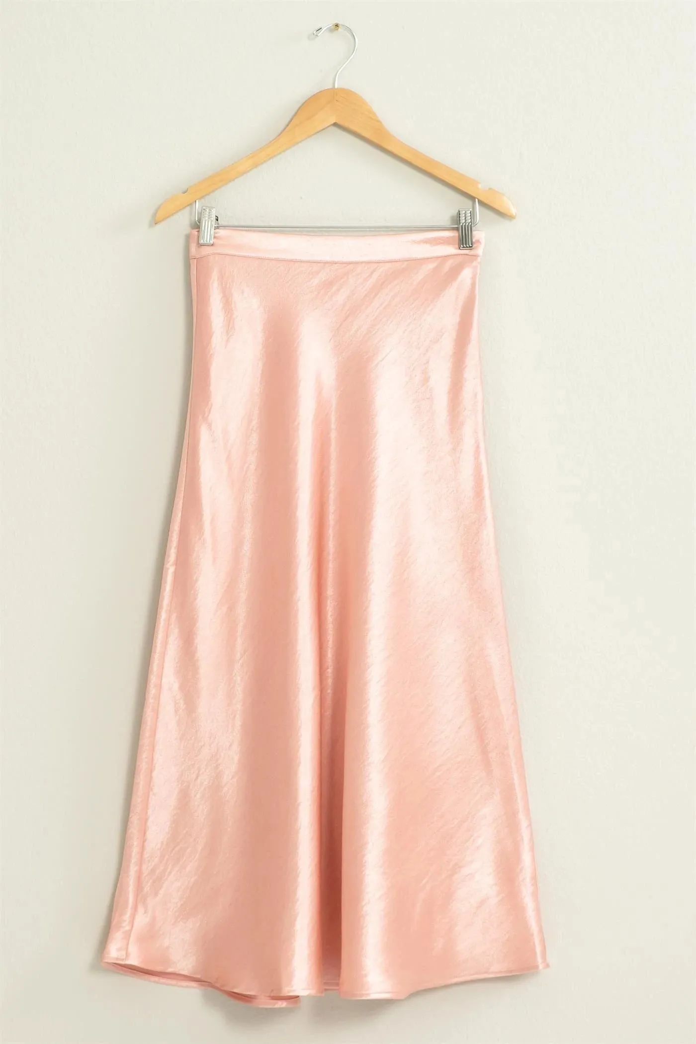 Satin Midi Skirt