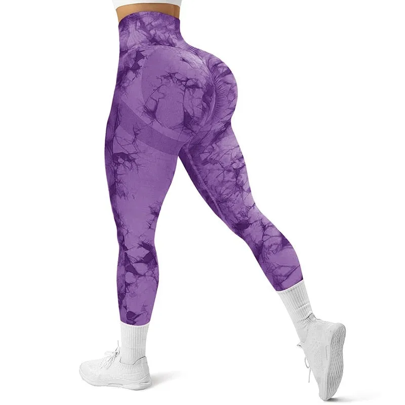 Seamless Tie Dye Leggings