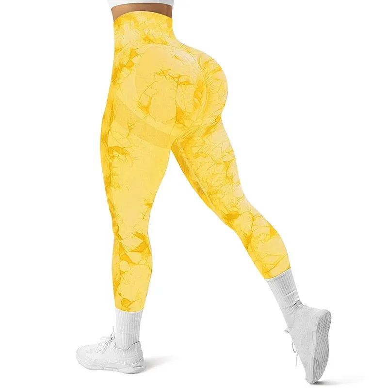 Seamless Tie Dye Leggings