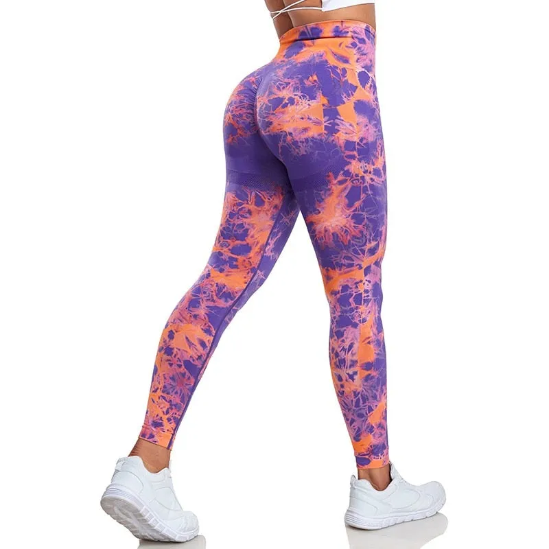 Seamless Tie Dye Leggings