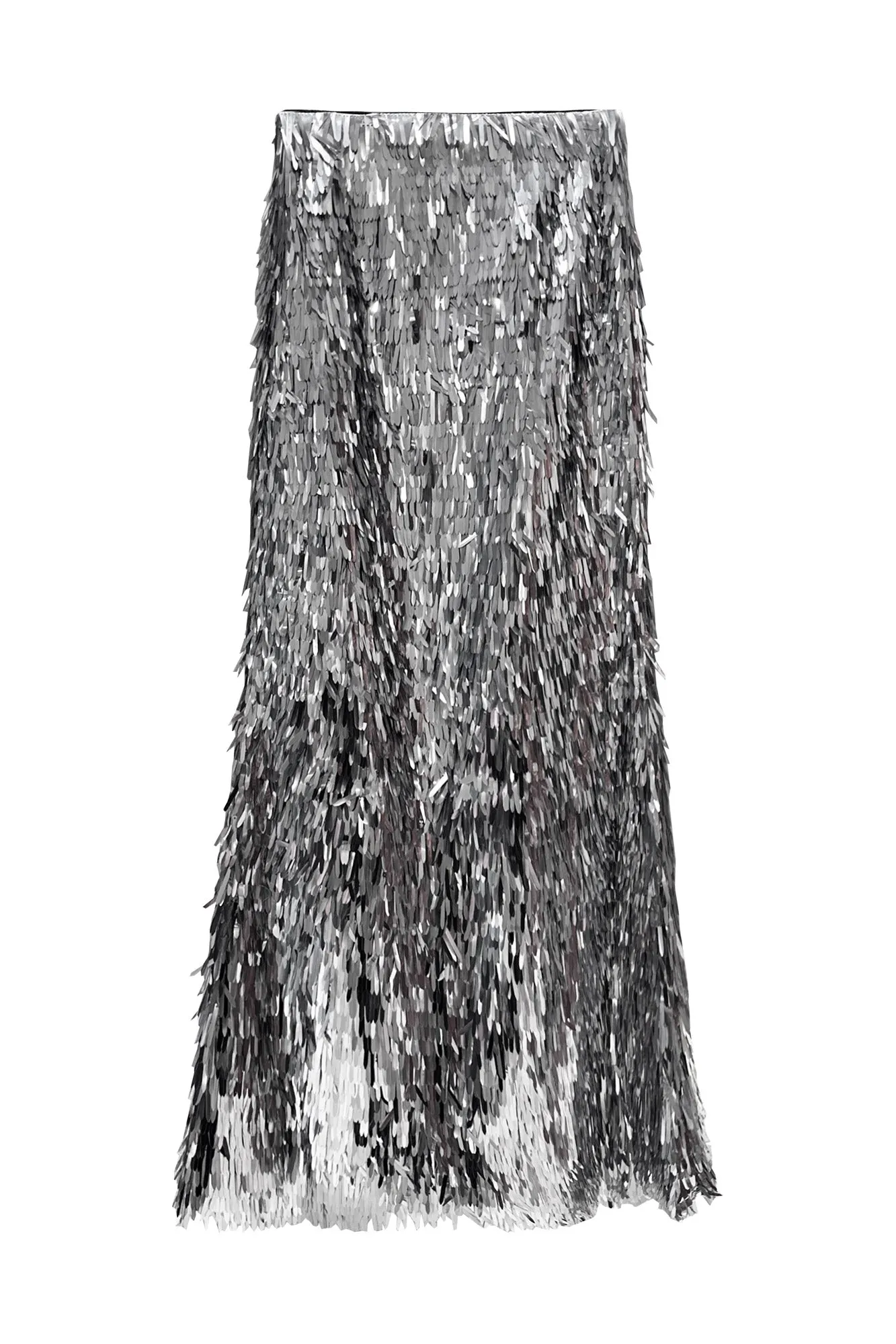 Sequin fish tail long skirt