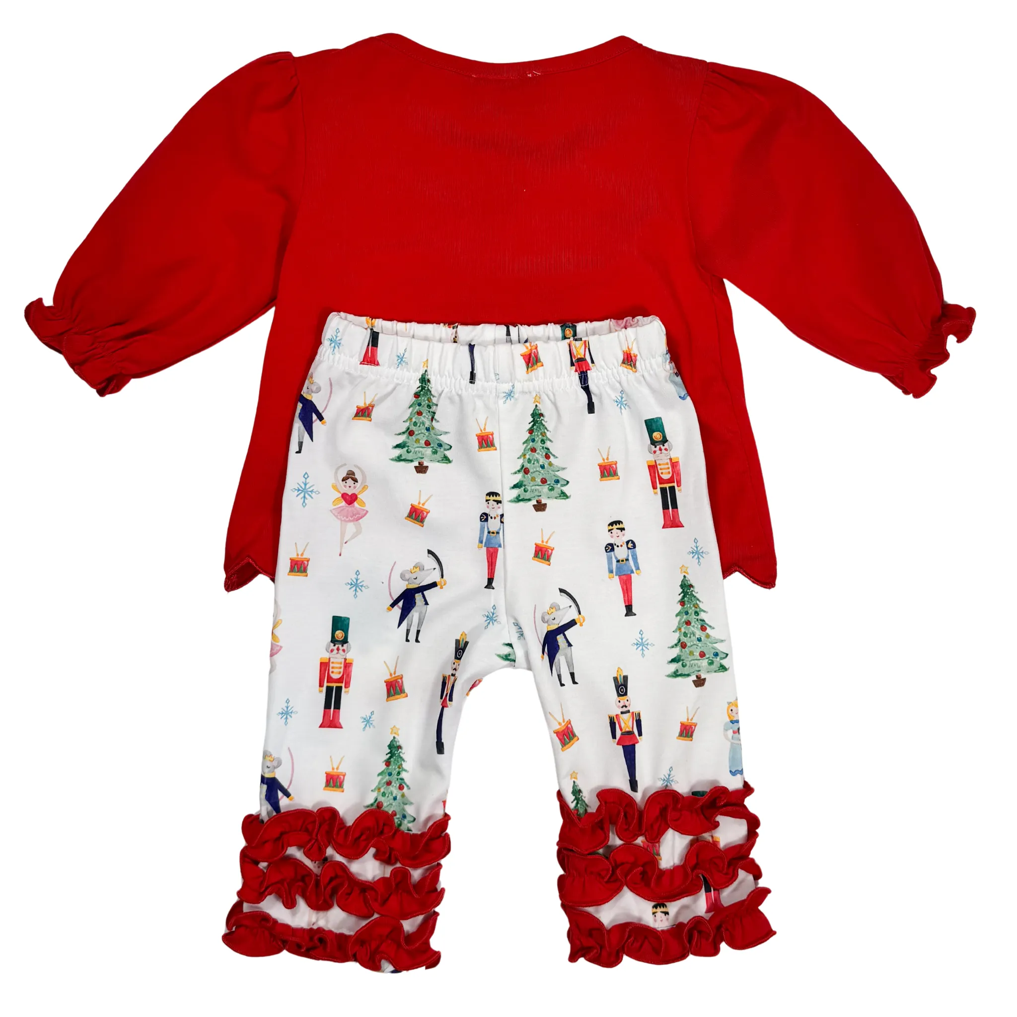 Smocked Nutcracker Leggings Set