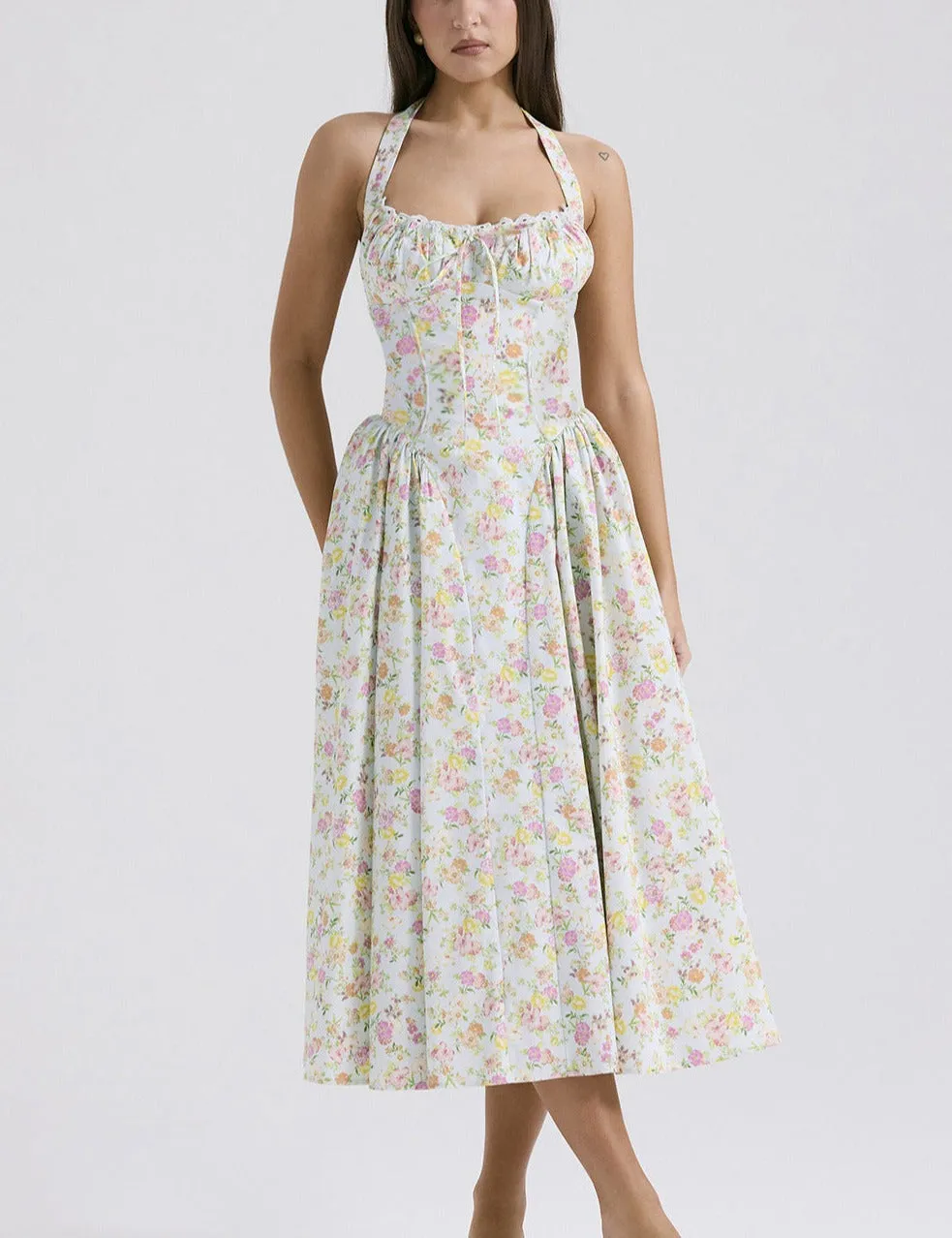 Summer Slim Fit Floral Dress