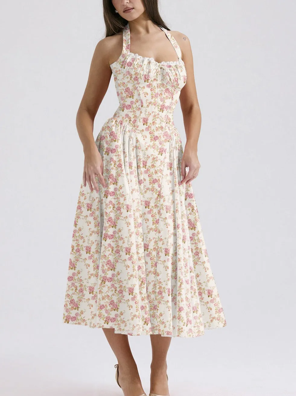 Summer Slim Fit Floral Dress