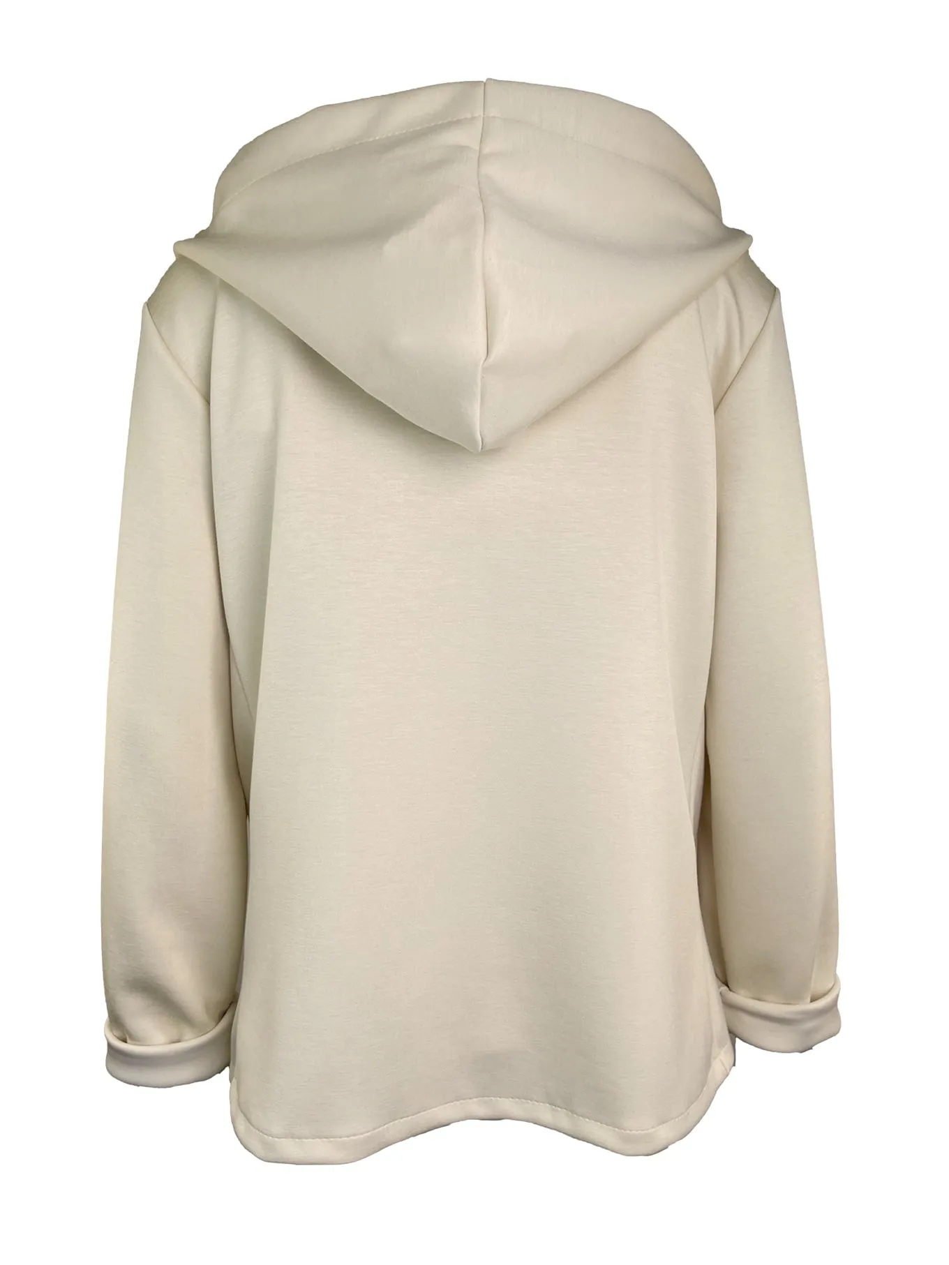 Sweat Jacke Hoodie sand