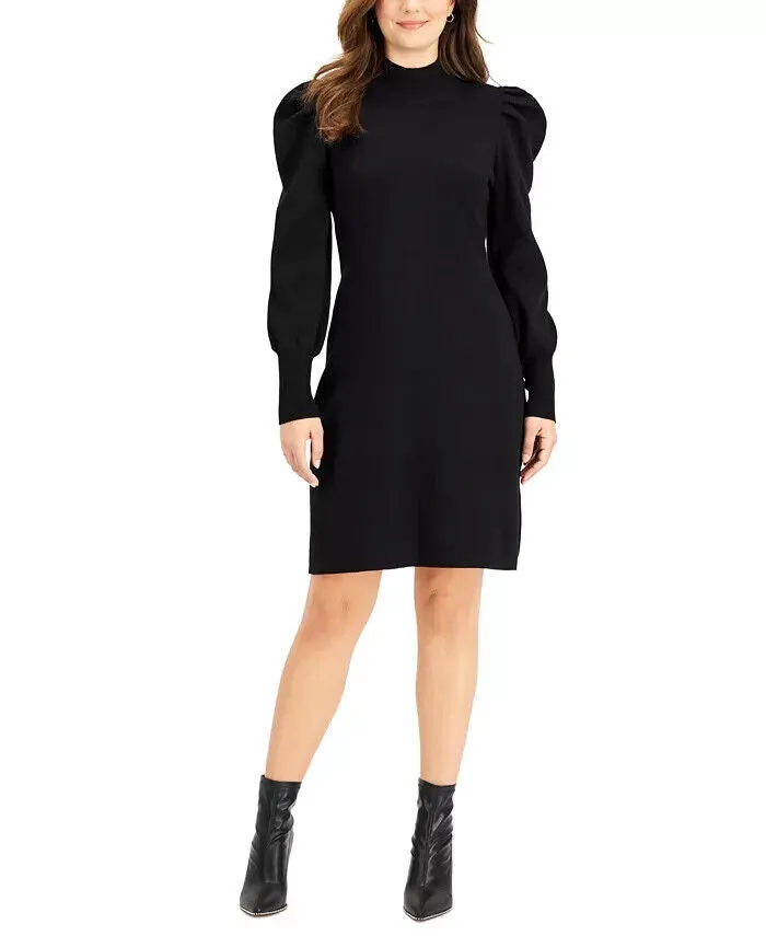 Taylor Mock-Neck Sweater Dress