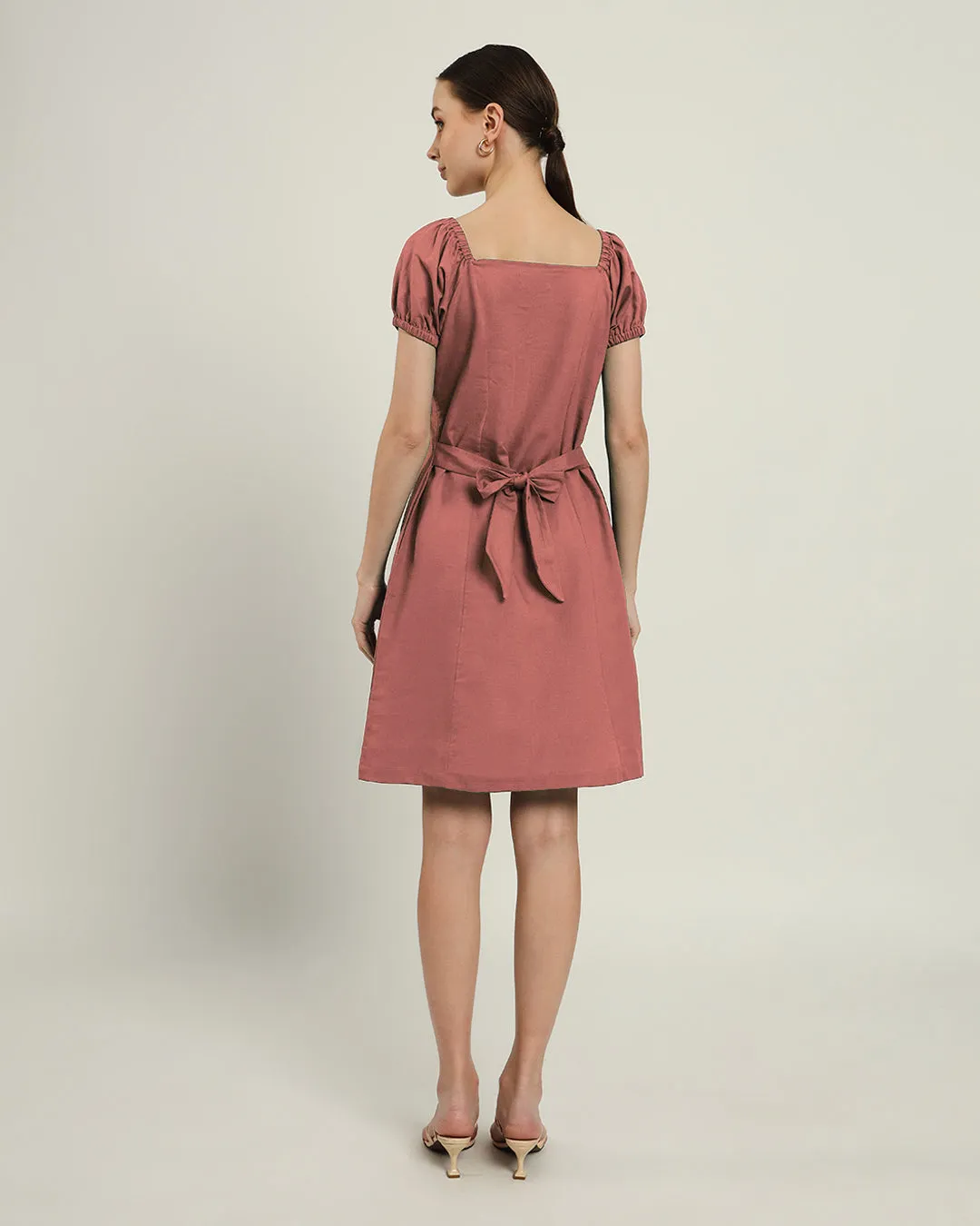 The Arar Ivory Pink Cotton Dress