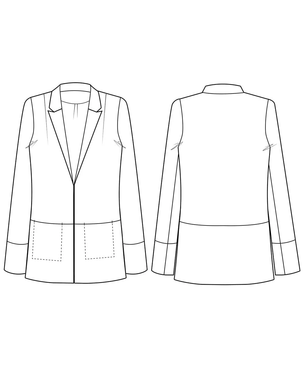 The Blazer, The Avid Seamstress Sewing Pattern