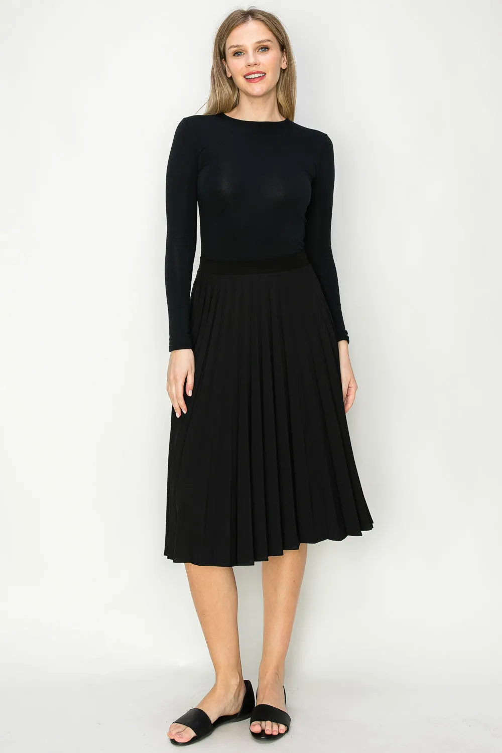 The Perfect Stick Pleated Skirt