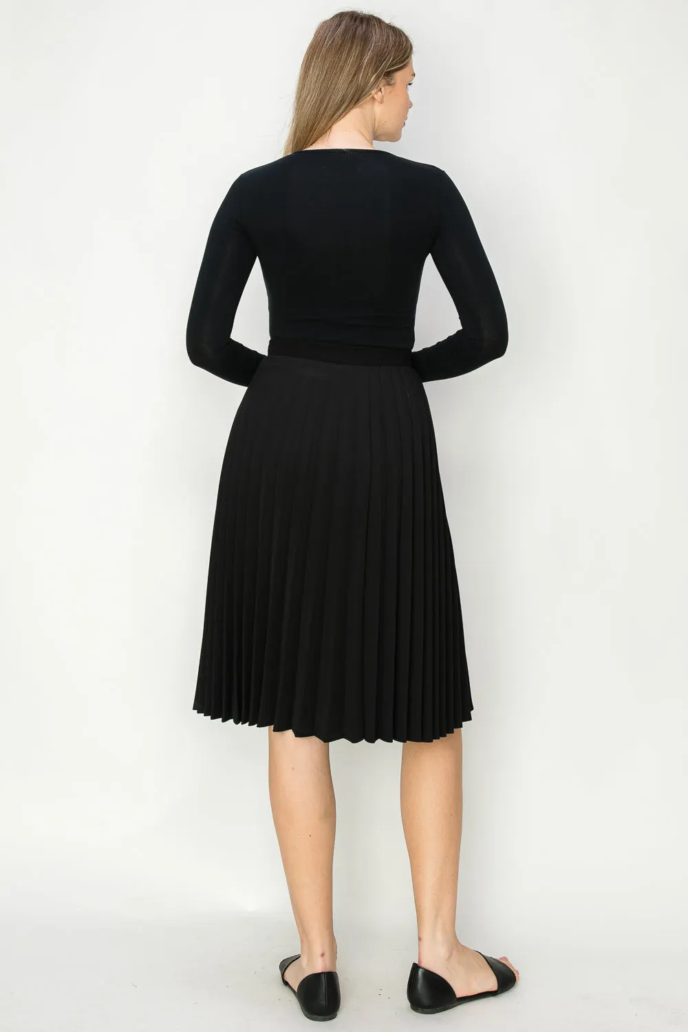 The Perfect Stick Pleated Skirt