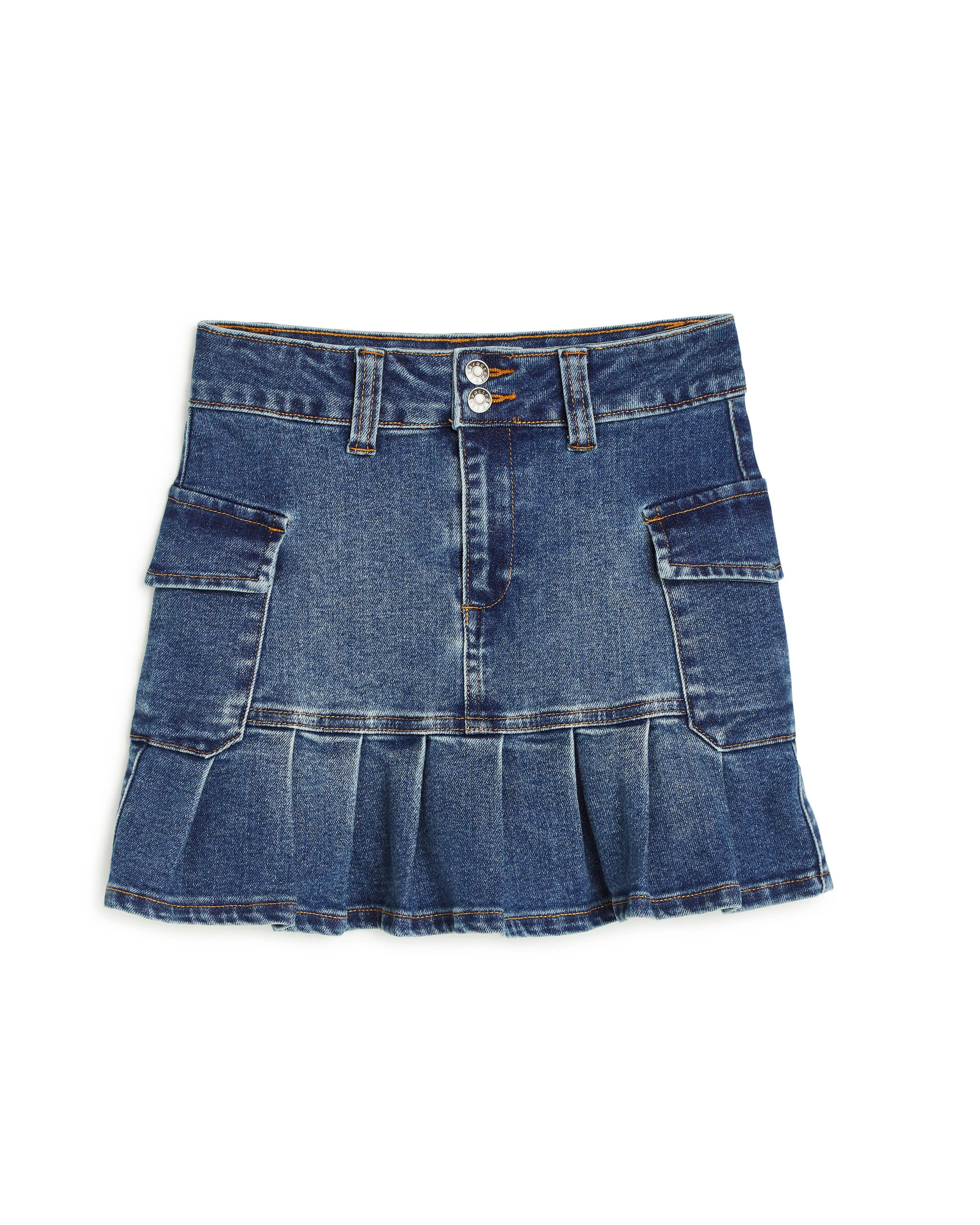 TRA Cargo Denim Skirt