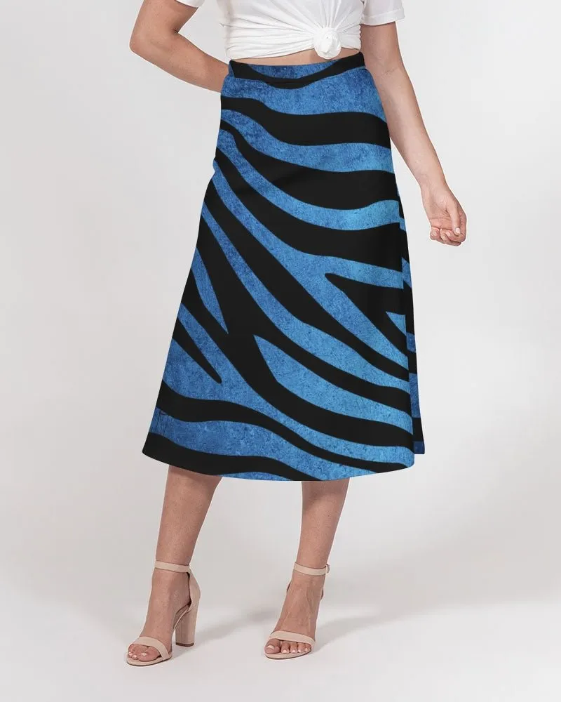 Truest Blue Signed Women's A-Line Midi Skirt