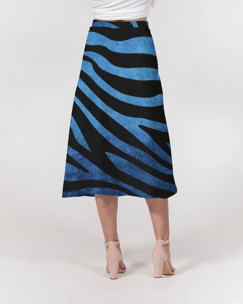 Truest Blue Signed Women's A-Line Midi Skirt