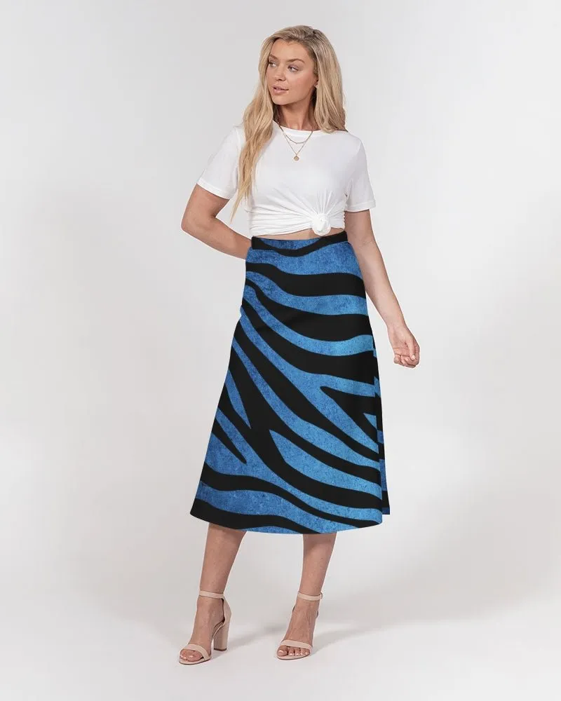 Truest Blue Signed Women's A-Line Midi Skirt