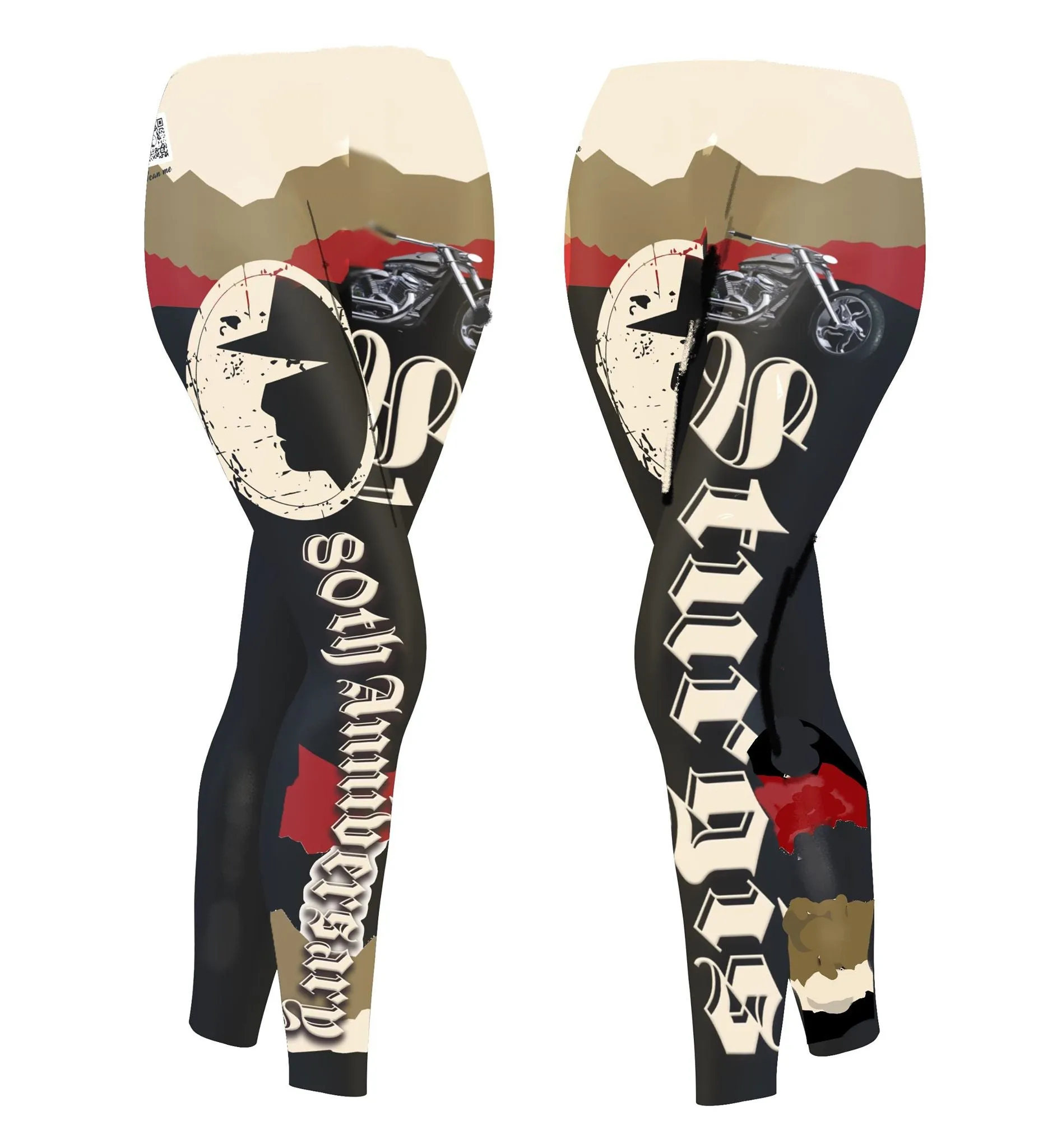 Trust No One 80th Anniversary Sturgis Motorcycle Rally Leggings