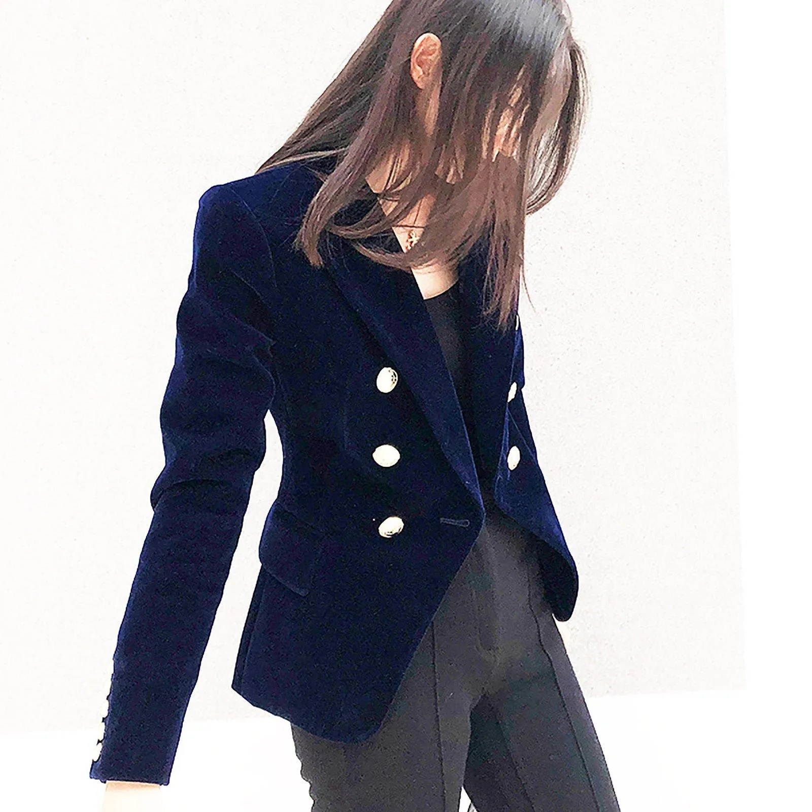 Velvet Cozy Long Sleeve Blazer