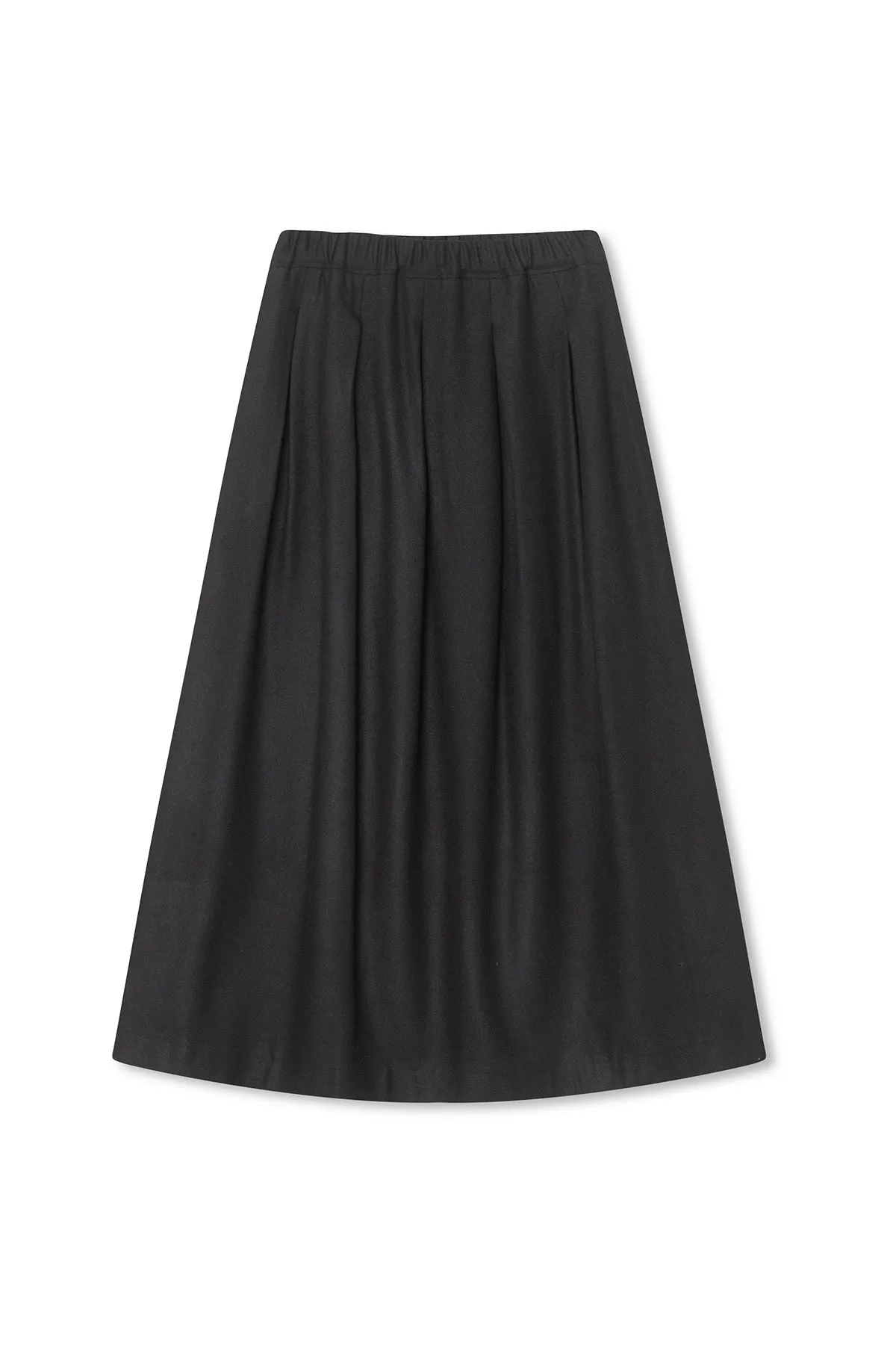 Viola Skirt - Viscose Wool - Black