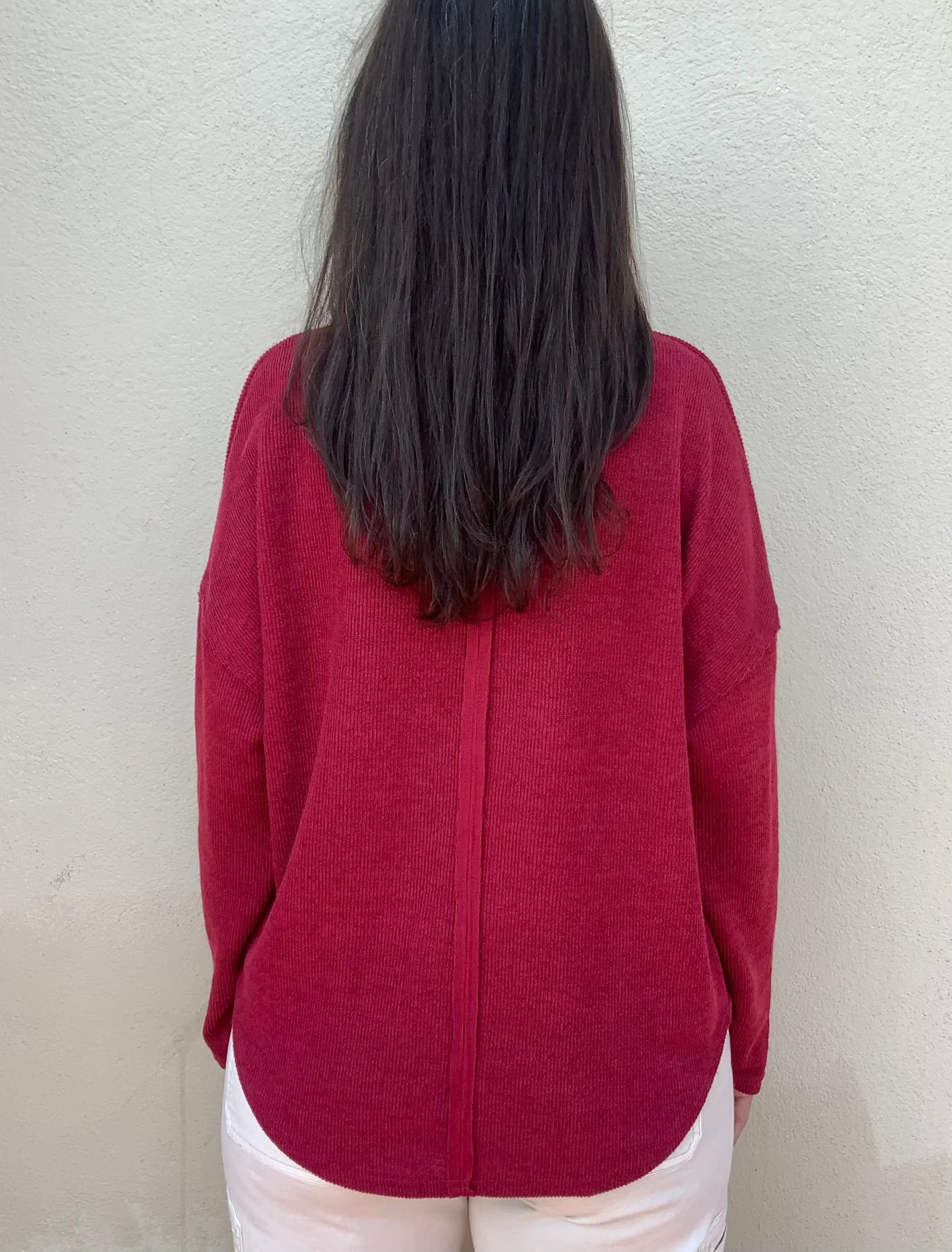 Weekender Ruby Sweater