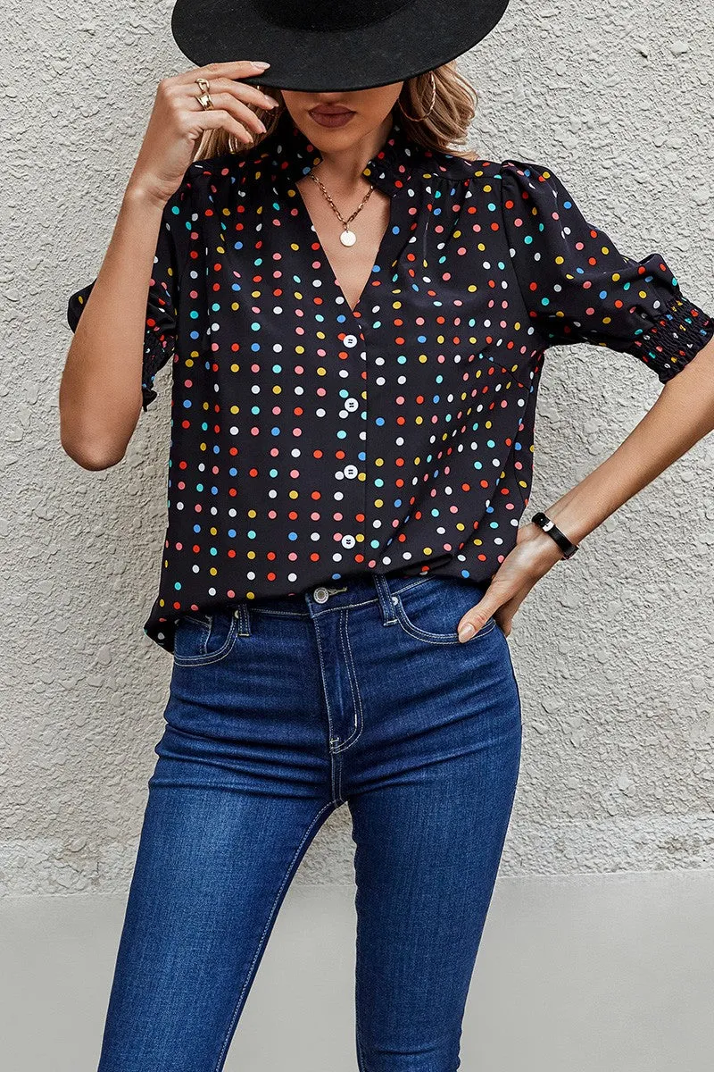 Whimsy Dot Blouse