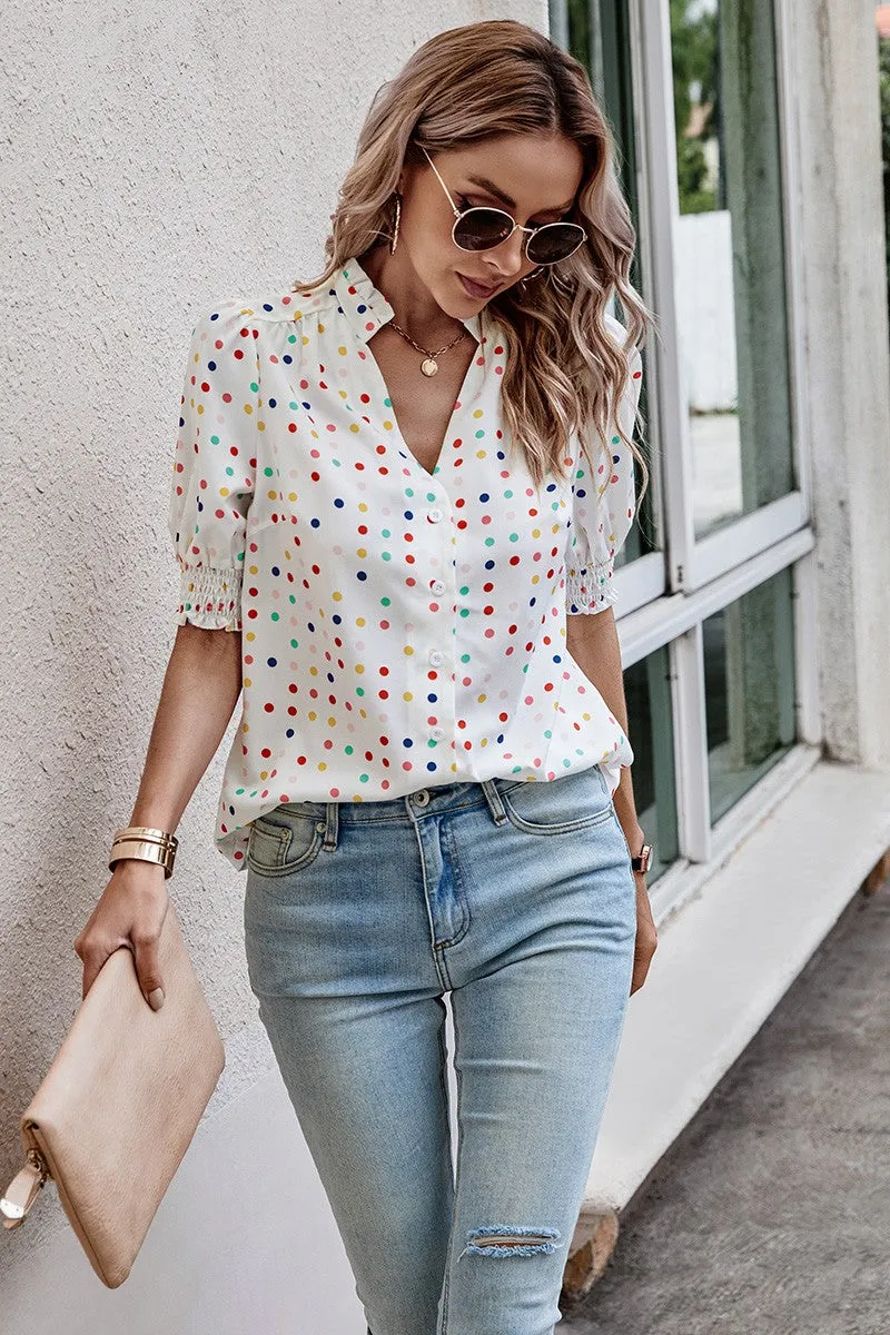 Whimsy Dot Blouse