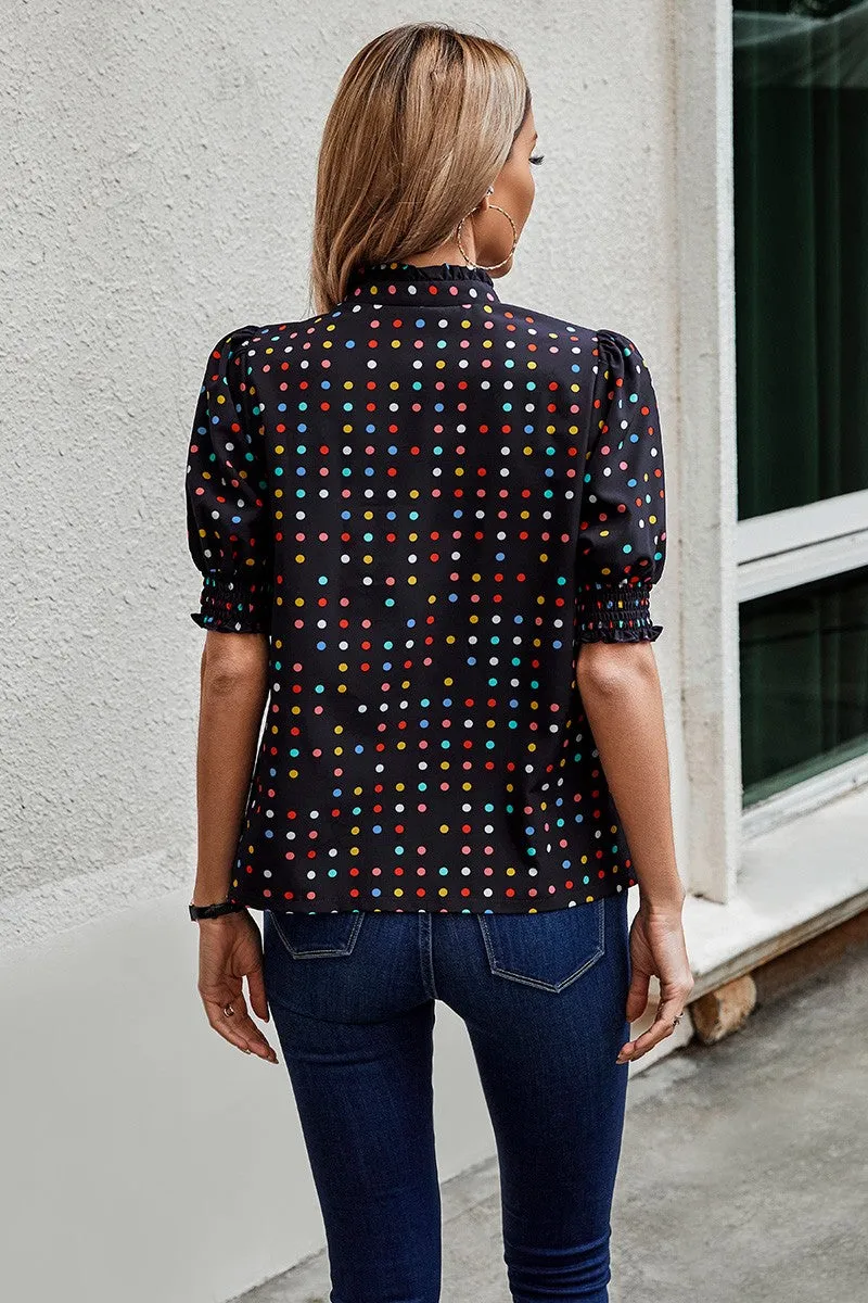 Whimsy Dot Blouse