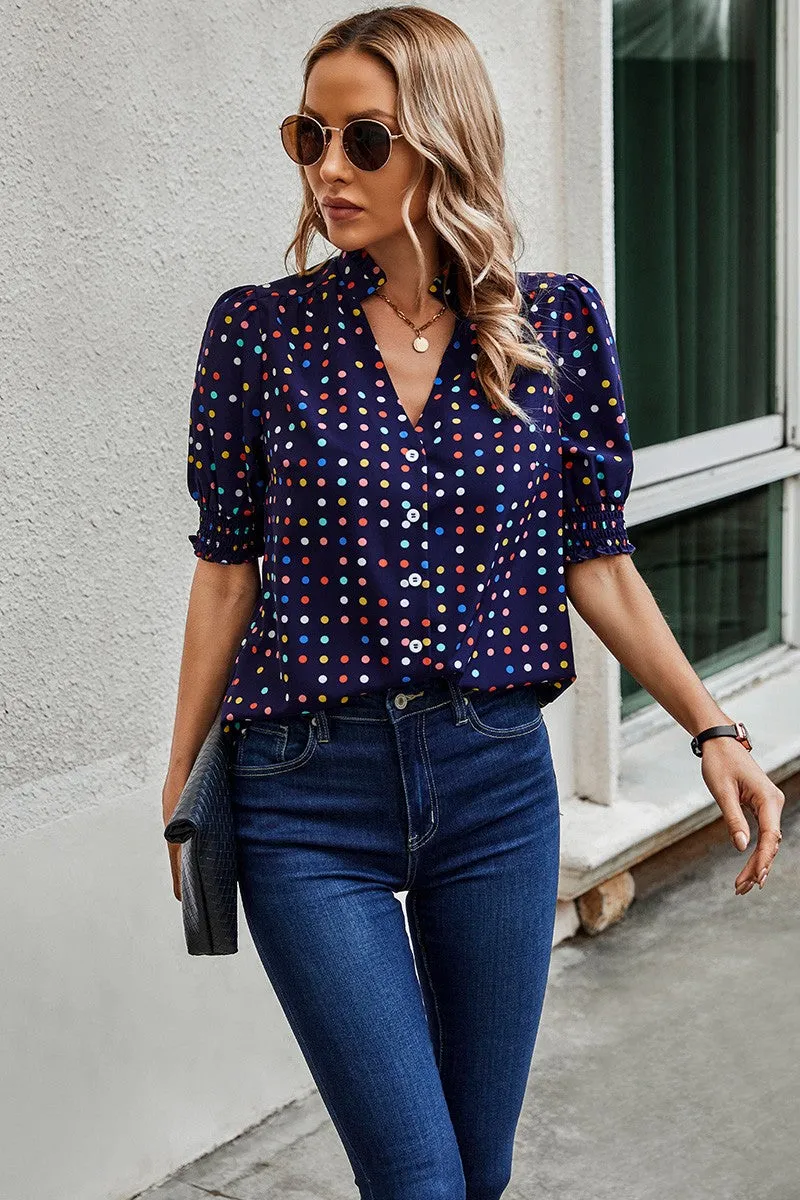 Whimsy Dot Blouse