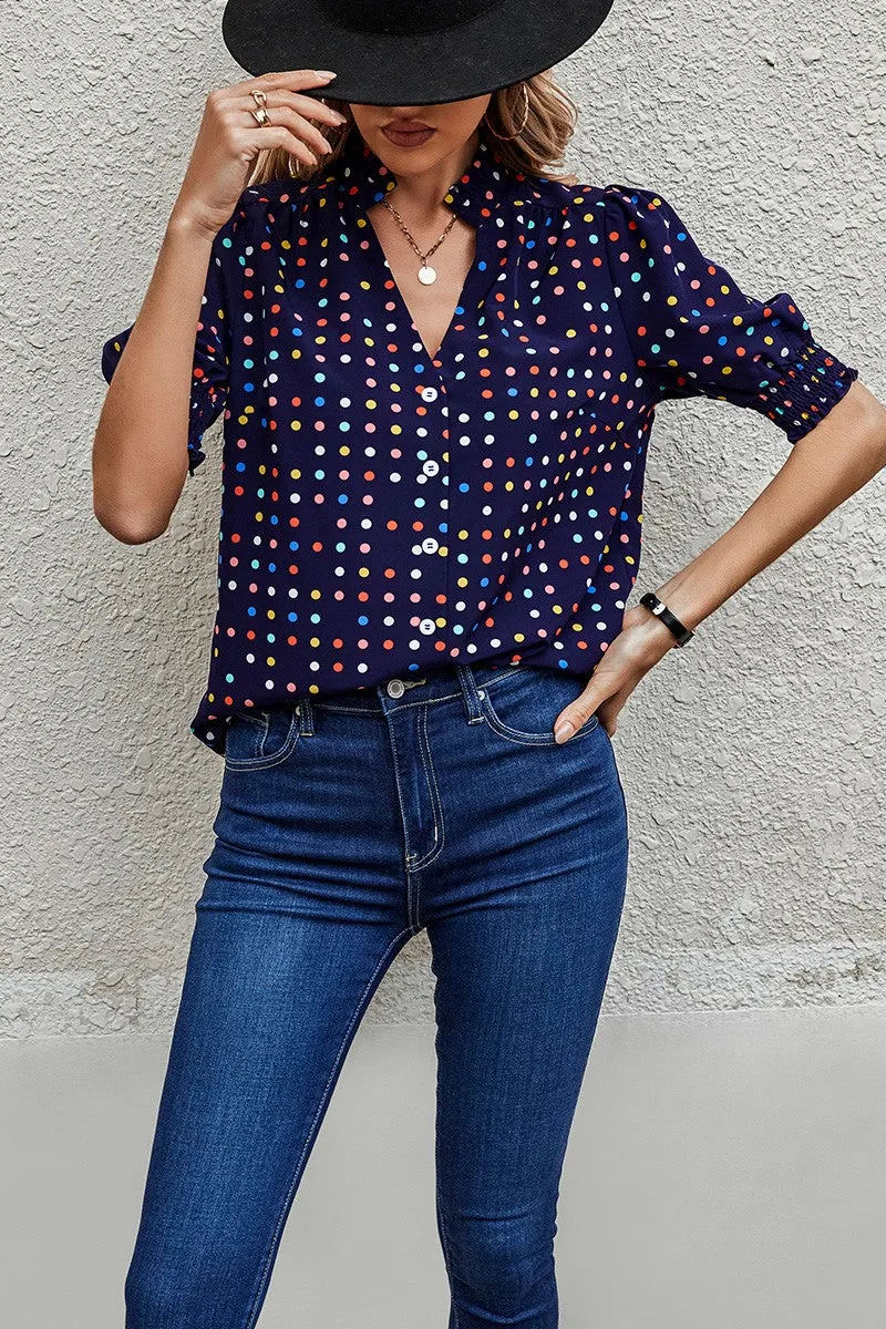 Whimsy Dot Blouse