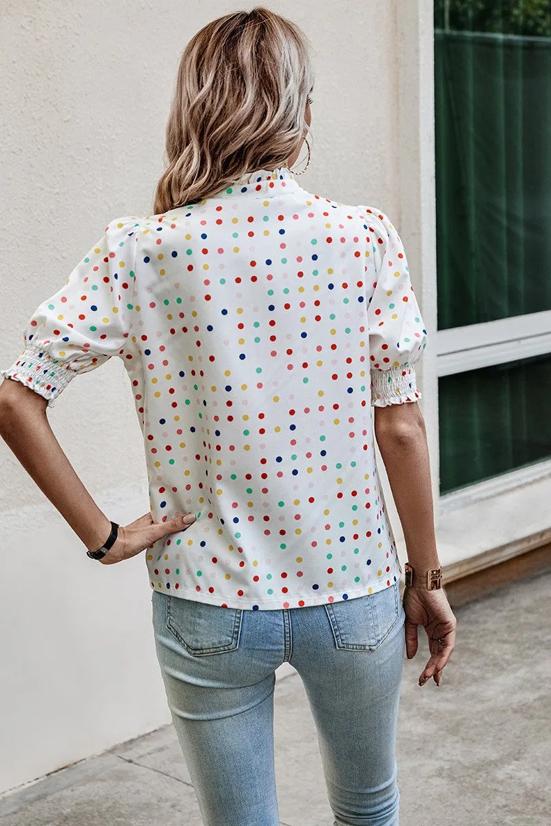 Whimsy Dot Blouse