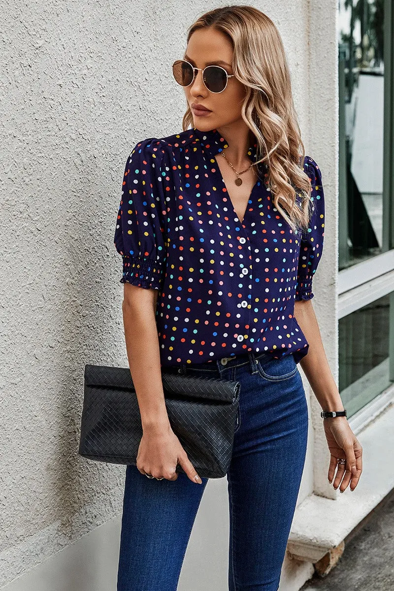 Whimsy Dot Blouse