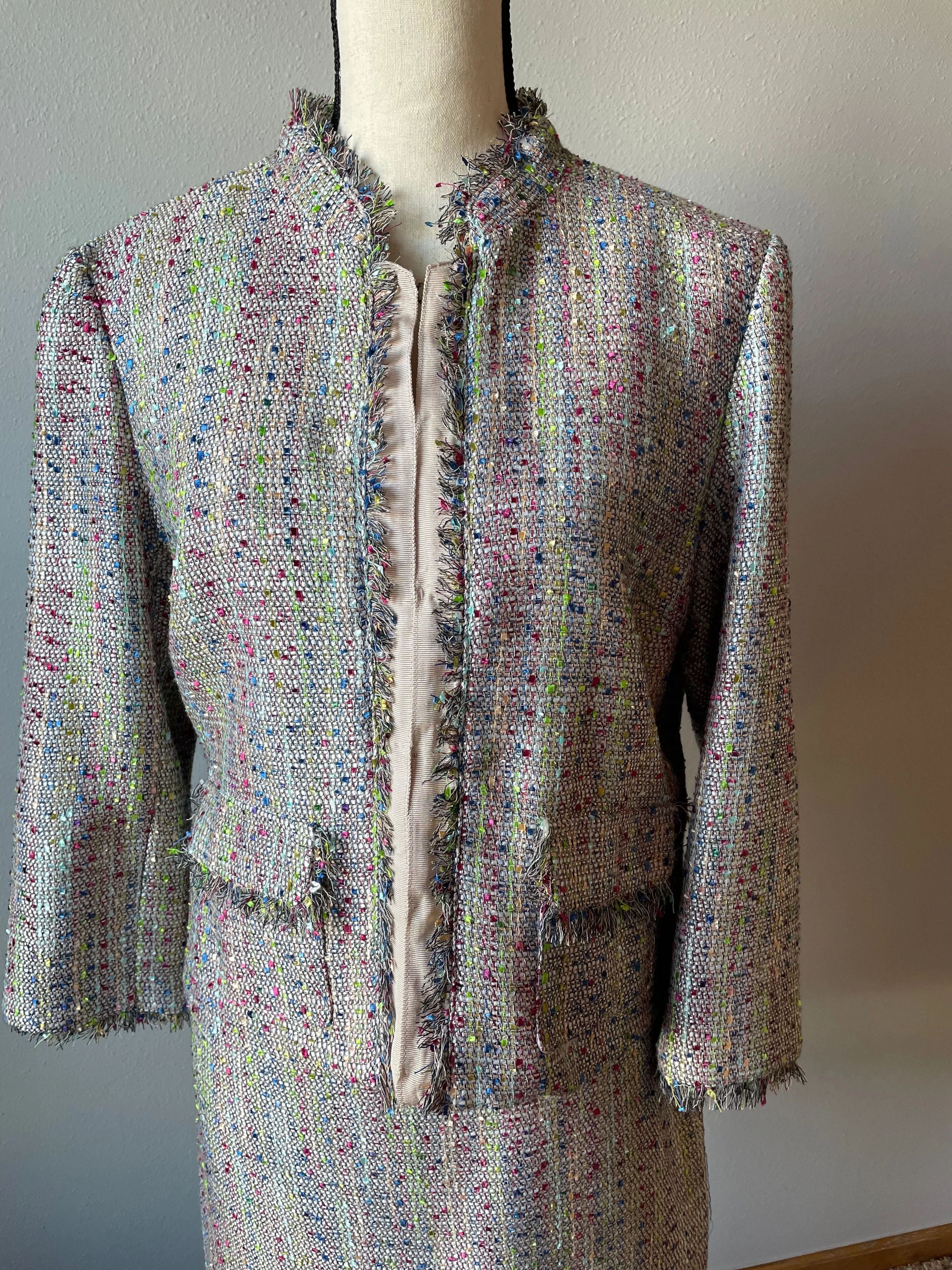 Willi Smith Confetti Tweed Blazer (10)